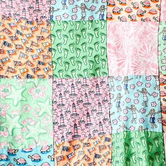 Vineyard Vines Pastel Patchwork Mini Skirt 10 - Picture 5 of 6